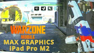 WARZONE Mobile New MAX Graphics Preset, Multiplayer Team Deathmatch Scrapyard - iPad Pro M2 4K 60FPS