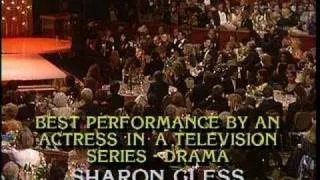 Sharon Gless Wins Best Actress in a TV Series Drama - Golden Globes 1986