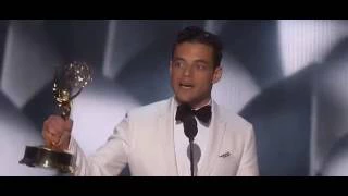Rami Malek Wins Award For Best Actor in Drama | Emmy 2016 Full Speech [ HD ]