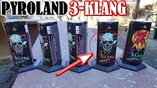 3 Klang Bombenrohre mit Totenkopf | PYROLAND (alle 5 Stück) | Da rappelt die Kiste 2 [Full HD]