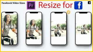 4 SIMPLEST Ways Re-FRAME SIZE for FACEBOOK Video Sizes in Adobe Premier Pro CC 2019
