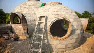 How To Build A Brick Dome Home - Adding Windows/Doors