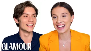 Millie Bobby Brown and Louis Partridge Take a Friendship Test | Glamour