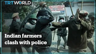 New scuffles break out at India farmers’ protest site