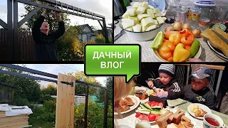 МУЖ РАССТРОЕН НО ВЫБОРА НЕТ// НАЧАЛО ПОЛОЖЕНО//ВАРЮ СОУС К МЯСУ//УЖИН С ГОСТЯМИ//ДАЧНЫЙ ВЛОГ