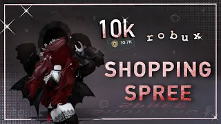 10K ROBUX SHOPPING SPREE!!! | halloween edition! 🎃🕸️