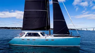 2006 Gunboat 48 For Sale - Interior Tour & Sailing Video