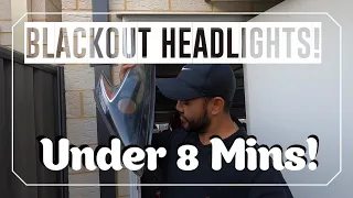 How To Blackout Your 370z Headlights!