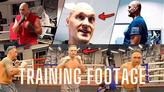 *NEW* Tyson Fury vs Oleksandr Usyk 2024 Training Footage! - SIDE-BY-SIDE TRAINING COMPARISON!