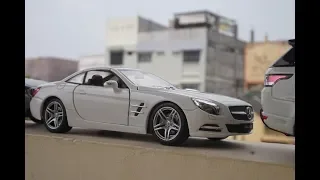 Unboxing Mercedes-Benz SL 500 White | Diecast Car 1:24 | Nex Models, Cheapest Diecast then other