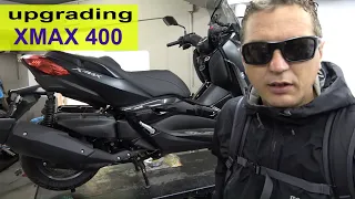 Upgrading: YAMAHA XMAX 400cc | Akrapovic + malossi + test ride