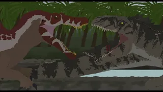 (DC2) Spinosaurus V.S Giganotosaurus
