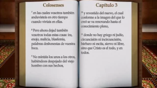 La Palabra de Dios. Colosenses. Biblia hablada RV 1960.