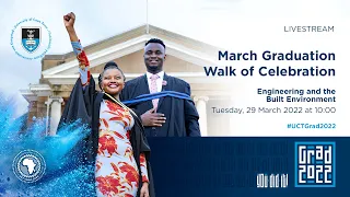 Faculty of Engineering & the Built Environment Graduation Ceremony – March 2022