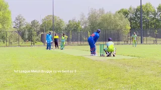 Belgium Cricket league  2024  1st League Match Brugge cc vs Gent cc 2