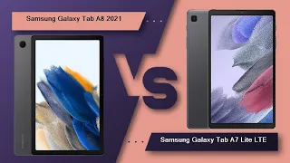 Samsung Galaxy Tab A8 2021 Vs Samsung Galaxy Tab A7 Lite LTE