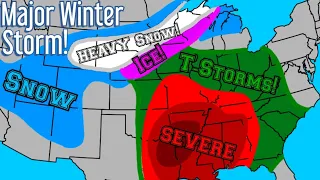 Major Winter Storm Hudson to Bring Heavy Snow, Ice & Strong Tornadoes