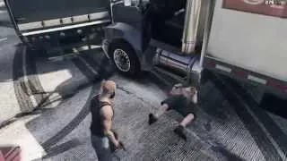 Grand Theft Auto V Huge Traffic Jam Explosion