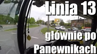 🛠 Linia [13] Zza kierownicy starego autobusu - po Panewnikach. Cabview cz. 2/3