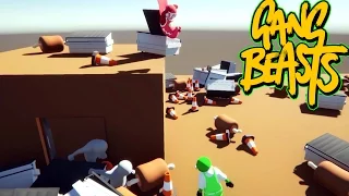 Gang Beasts - WWE Moves [Father and Son Gameplay]