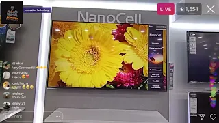 Nano cell 4K technology and the wide-viewing angles