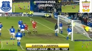 EVERTON FC V LIVERPOOL FC - 2-1 - GOODISON PARK - 7TH DECEMBER 1992