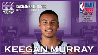 Kings Fan Reacts To Kings Drafting Keegan Murray!