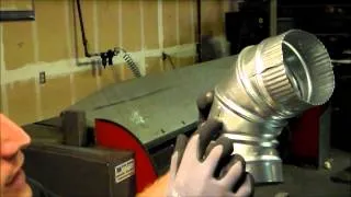 How To adjust a Round Adjustable Sheet Metal Duct Elbow - The Sheet Metal Kid