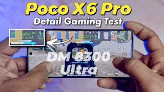 Poco X6 Pro Gaming Test With FPS Meter & Temperature ! Battery Drain, Heating Test !