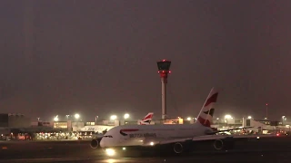 London Heathrow Airport Live Morning Heavy Jet Arrivals