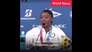 'There is more to life than just gymnastics.'The American gymnast Simone Biles, the biggest star.. 👇