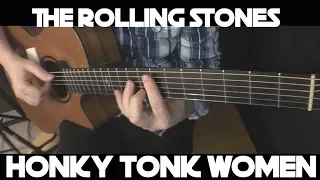 Kelly Valleau - Honky Tonk Women (The Rolling Stones) - Fingerstyle Guitar