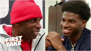 Deion Sanders interviewed by his sons about coaching at Jackson State | First Take