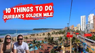 DURBAN GOLDEN MILE l 10 things to do l DURBAN SOUTH AFRICA l travel vlog husband and wife