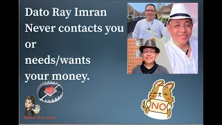 Dato Ray Imran images are used in scams!