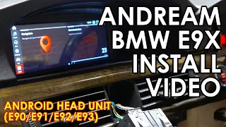 Andream BMW E9X E60 Android Head Unit - Unbox & Install in E93