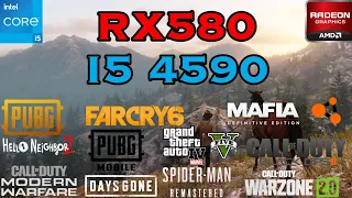 I5 4590 + RX 580 | TESTED IN 12 GAMES | In 2023