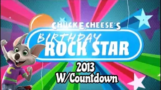 Chuck E. Cheese Rockstar Birthday 2013 W/Countdown