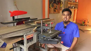 satu mesin banyak fungsinya, cocok buat juragan meubel!! - OSCAR MQ443A JOINTER THICKNESSE PLANER