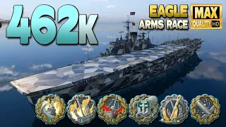 Aircraft Carrier Eagle: 462k on map Loop - World of Warships