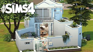 🏠👩🏻‍❤️‍👨🏼 Real to Sims: Couple's White House | Sims 4 Stop Motion Build | NO CC