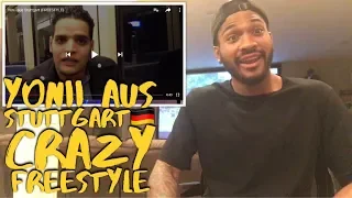 CRAZY GERMAN FREESTYLE | Yonii aus Stuttgart (Rap Reaction)