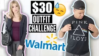 GIRLFRIEND VS BOYFRIEND $30 WALMART OUTFIT!