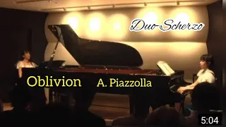" オブリヴィオン~忘却~ " ピアソラ：2台ピアノ／ " Oblivion " Piazzolla ＜arr.Kyoko Yamamoto＞: for 2-pianos／Duo-Scherzo