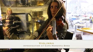 Violinna Live Improvisation at Cafe Momenta Brno