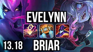 EVE vs BRIAR (JNG) | 14/1/8, Legendary, Rank 12 Eve | JP Master | 13.18