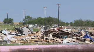 Trail of destruction left behind in North Texas community where 7 died