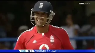 Sulieman Benn 3 Wickets vs England in only T20l 15 March 2009 at Port of Spain Trinidad