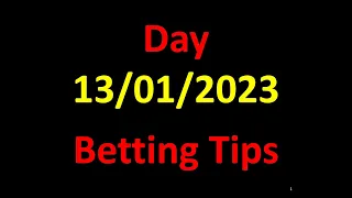 FOOTBALL PREDICTIONS TODAY 13/01/2023 | SOCCER PREDICTIONS TODAY | BETTING TIPS
