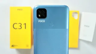 ⚡POCO C31 (3GB RAM + 32GB ROM Royal Blue variant) Unboxing⚡